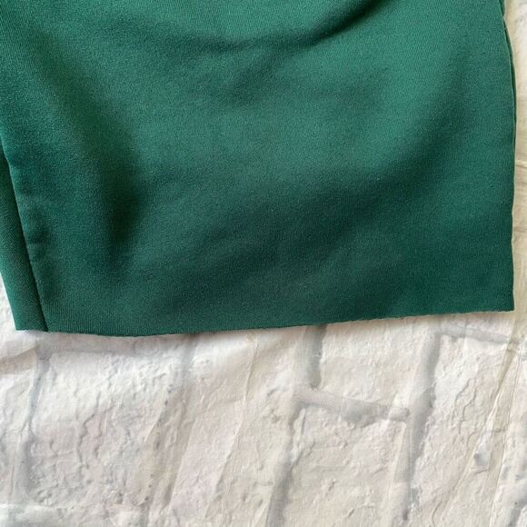 Men’s XL pull on cotton blend cut off shorts w/elastic waist & drawstring green - Picture 3 of 9